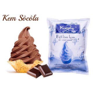Bột làm kem tươi siêu ngon vị trà xanh/ chocolate Yummy - Viêt Nam