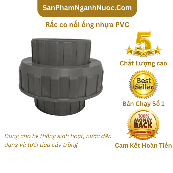 Rắc co nối ống PVC 75