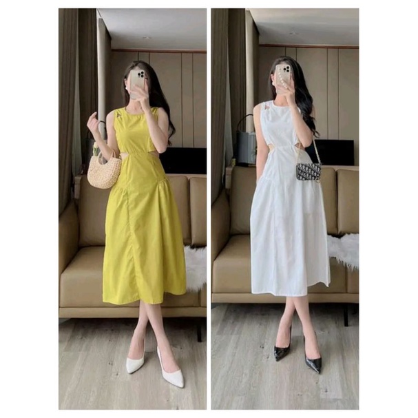VÁY CUT OUT XOÈ HỞ BÊN EO