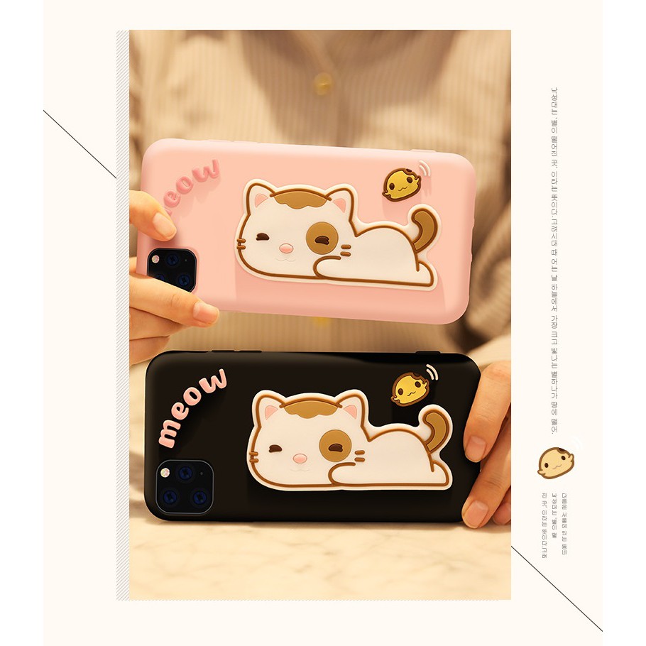 Ốp lưng Thú Cưng Dễ thương Cho Iphone12 ( LOFTER )