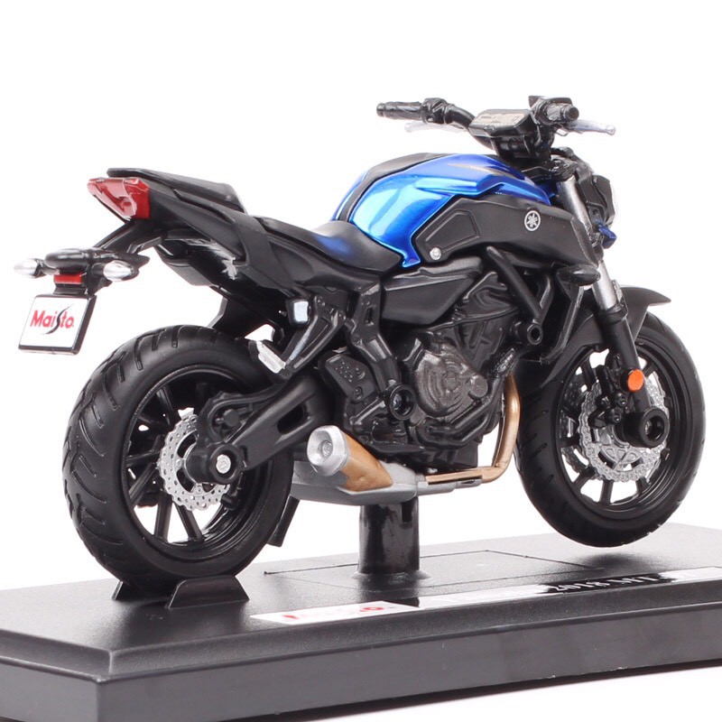 XE MÔ HÌNH MOTO Siêu xe YAMAHA MT-07 2018 - MAISTO tỷ lệ 1:18