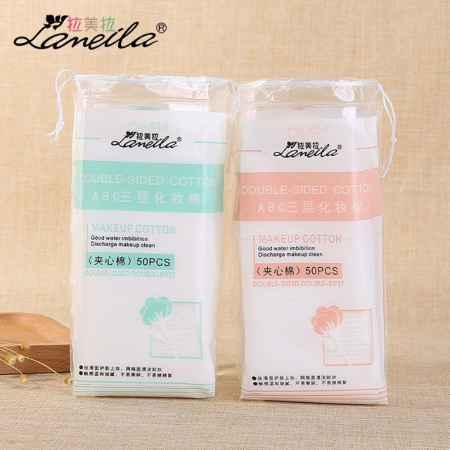 Bông tẩy trang 3 lớp Cotton Pads | BigBuy360 - bigbuy360.vn