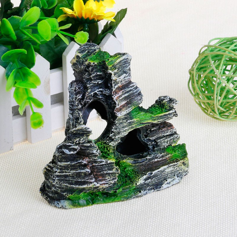 Mô Hình Hòn Non Bộ Sống Đông Thích Hợp Trang Trí Bể Cá