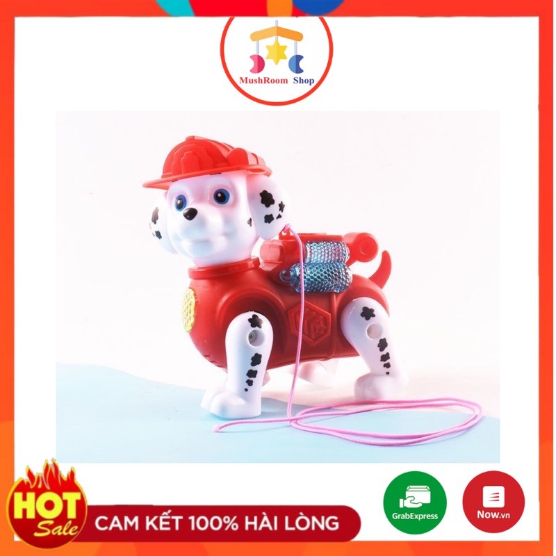 [Có Đèn Nhạc] Đồ Chơi Chó Cứu Hộ PAW PATROL Dắt Dây Chạy Pin Hát Nhạc Vui Nhộn Cho Bé