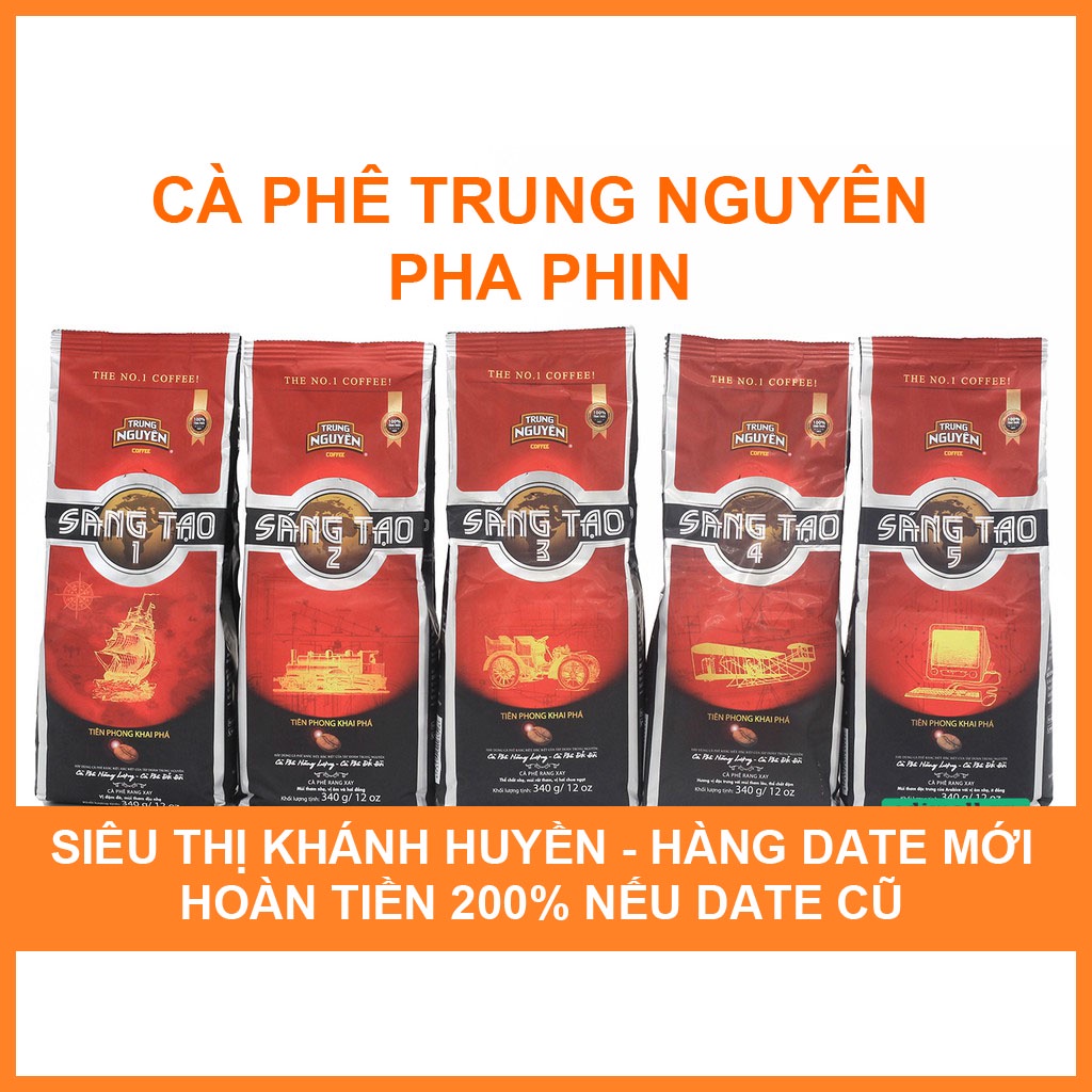 CÀ PHÊ TRUNG NGUYÊN PHA PHIN SÁNG TẠO SỐ 1 - 2 - 3 - 4 - 5 - CAFE G7 PHA PHIN - CÀ PHÊ PHIN - S.TẠO