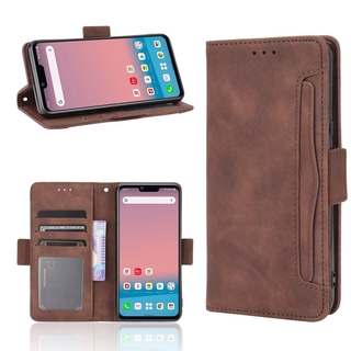 Lg Style3 Harmony4 Velvet Aristo5 Stylo6 V50S V60 G8X G8S ThinQ Da Lật Nhiều Khe Cắm Thẻ Ví Điện Thoại Đứng Giá Đỡ