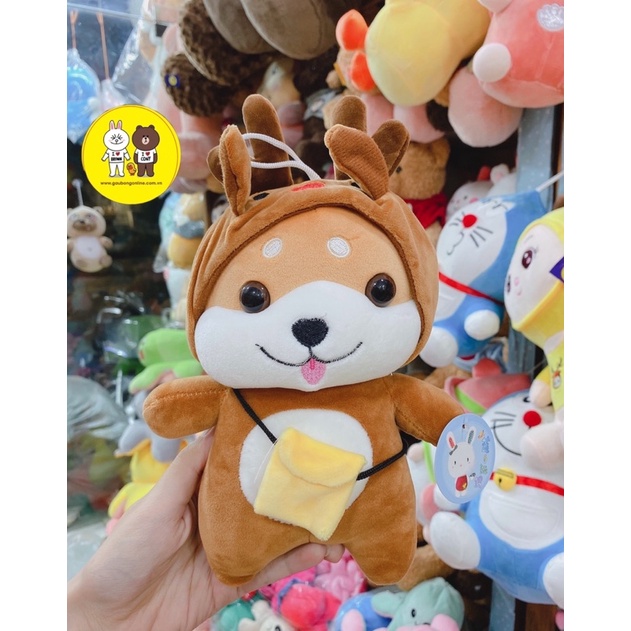 Chó Bông - Chó Shiba Cosplay Thú Đeo Túi - Xưởng Gấu Bông Việt Nam