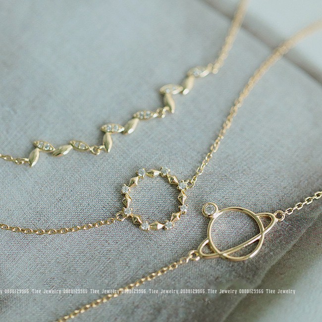 Lắc tay bạc nữ Tlee, lắc Circle Twinkle nữ tính - TleeJewelry