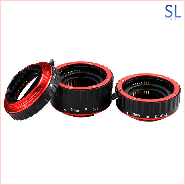 Lens Adapter Mount Auto Focus AF Macro Extension Tube Ring for Canon EF-S Lens T5i T4i T3i T2i 100D