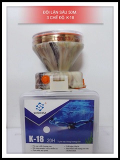 Đèn Pin Đội Đầu Sạc K18