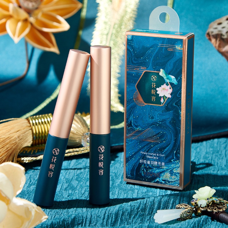 Mascara GDTIMA làm cong mi dày dặn chống thấm nước lâu trôi màu đen 4g