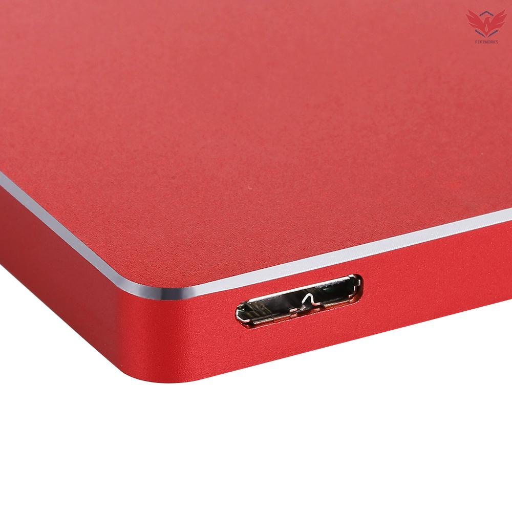 Ổ Cứng Di Động Hdd Fir Yvonne 2.5 "Usb 3.0 Cho Pc Mac Desktop Laptop Red 160gb | BigBuy360 - bigbuy360.vn