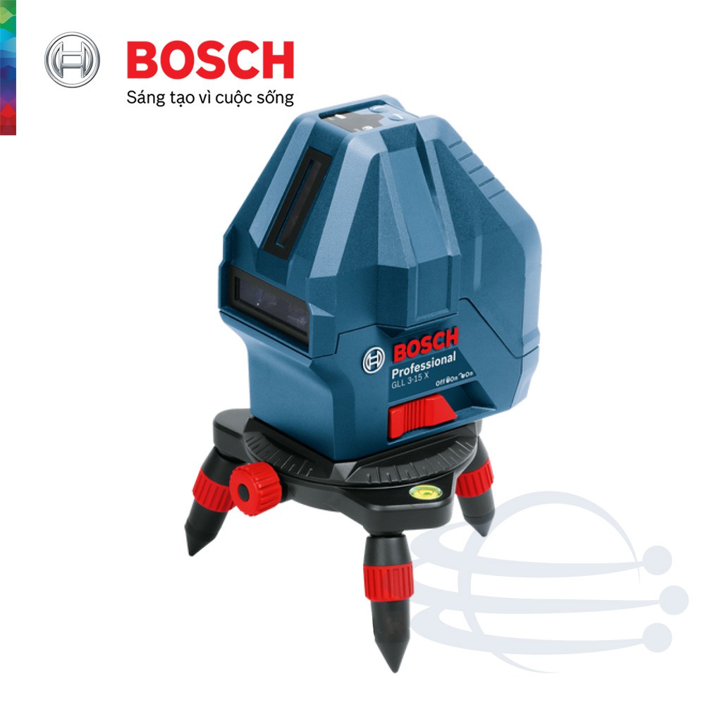 Máy Cân Mực Laser 3 Tia Bosch GLL 3-15X