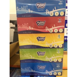 Khăn giấy hộp Pulppy 180 tờ
