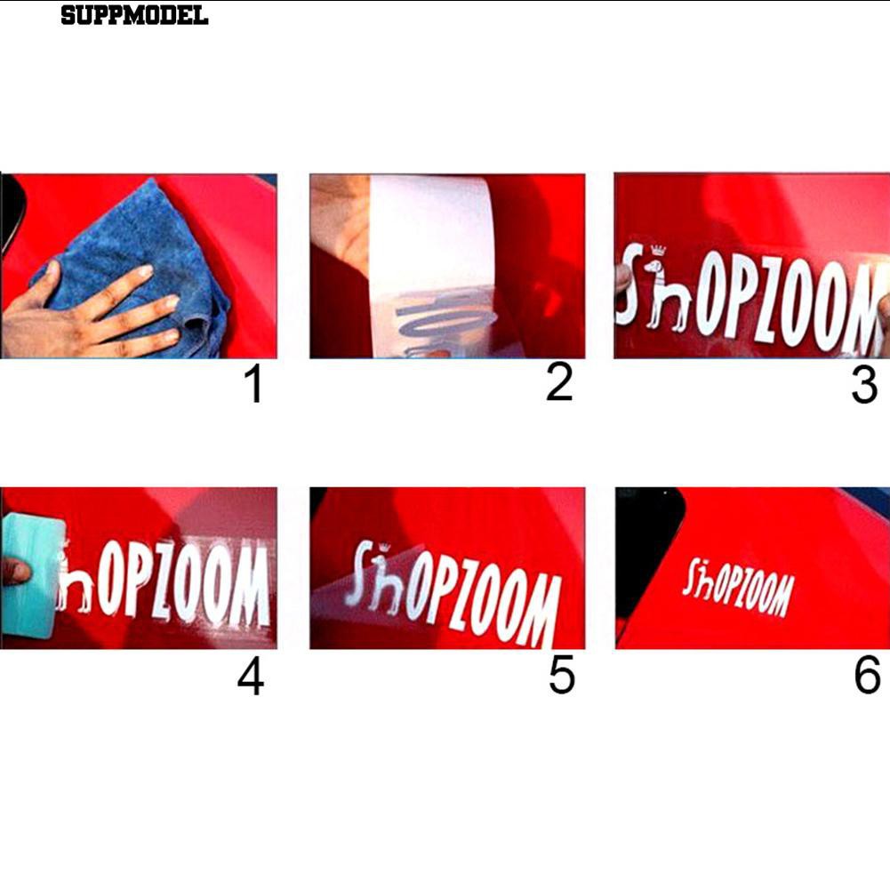 Miếng dán hình sói phản quang độc đáo trang trí thân xe hơi