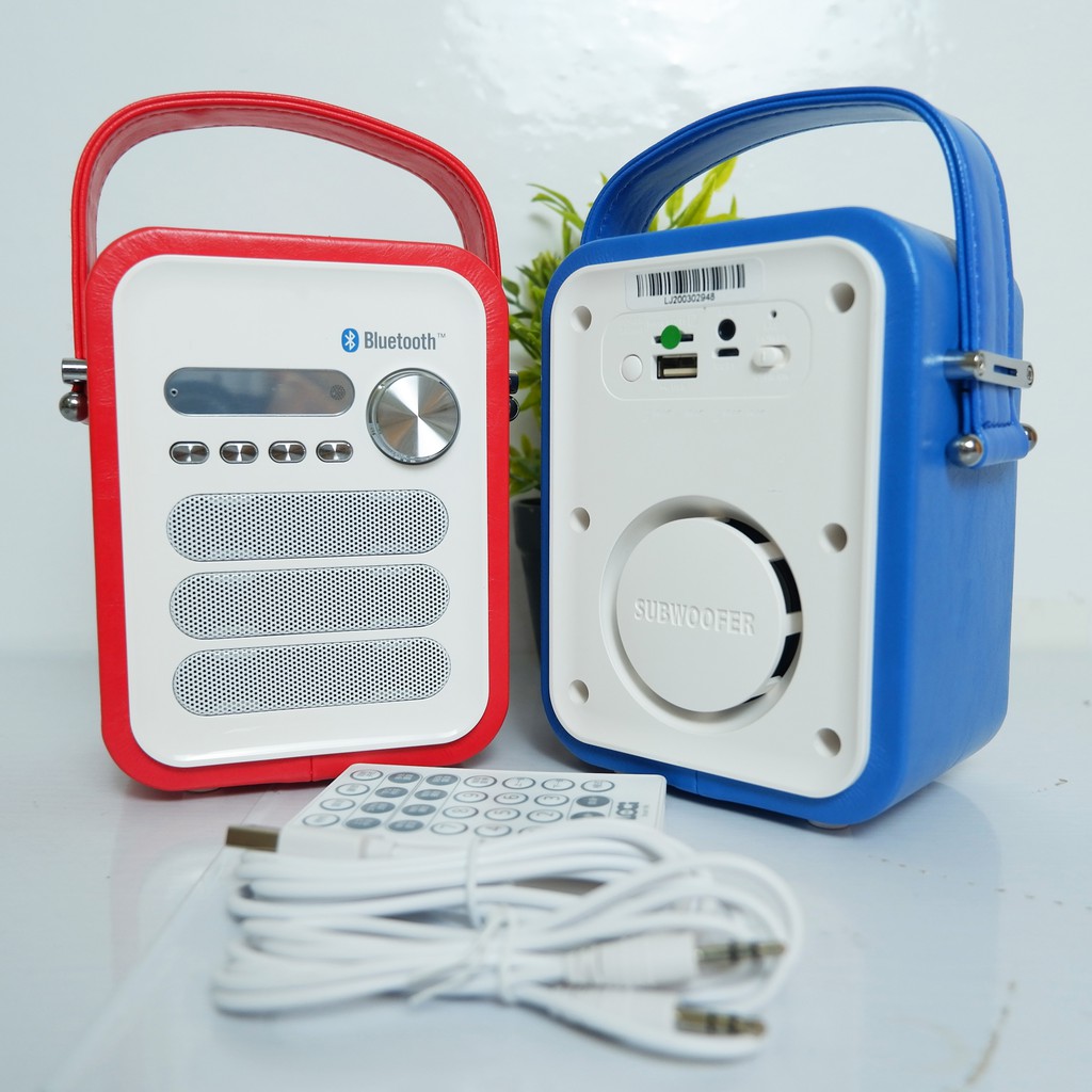 Loa mini xách tay. Loa Bluetooth Nghe Nhạc, Học Tiếng Anh - Máy Nghe MP3 Hỗ Trợ Học Tiếng Anh - Đài Học Ngoại Ngữ