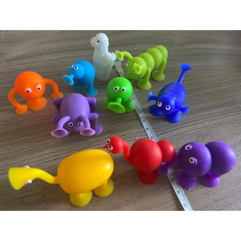 Đồ Chơi Bồn Tắm Giác Hút Mạnh Hình Động Vật Cho Bé