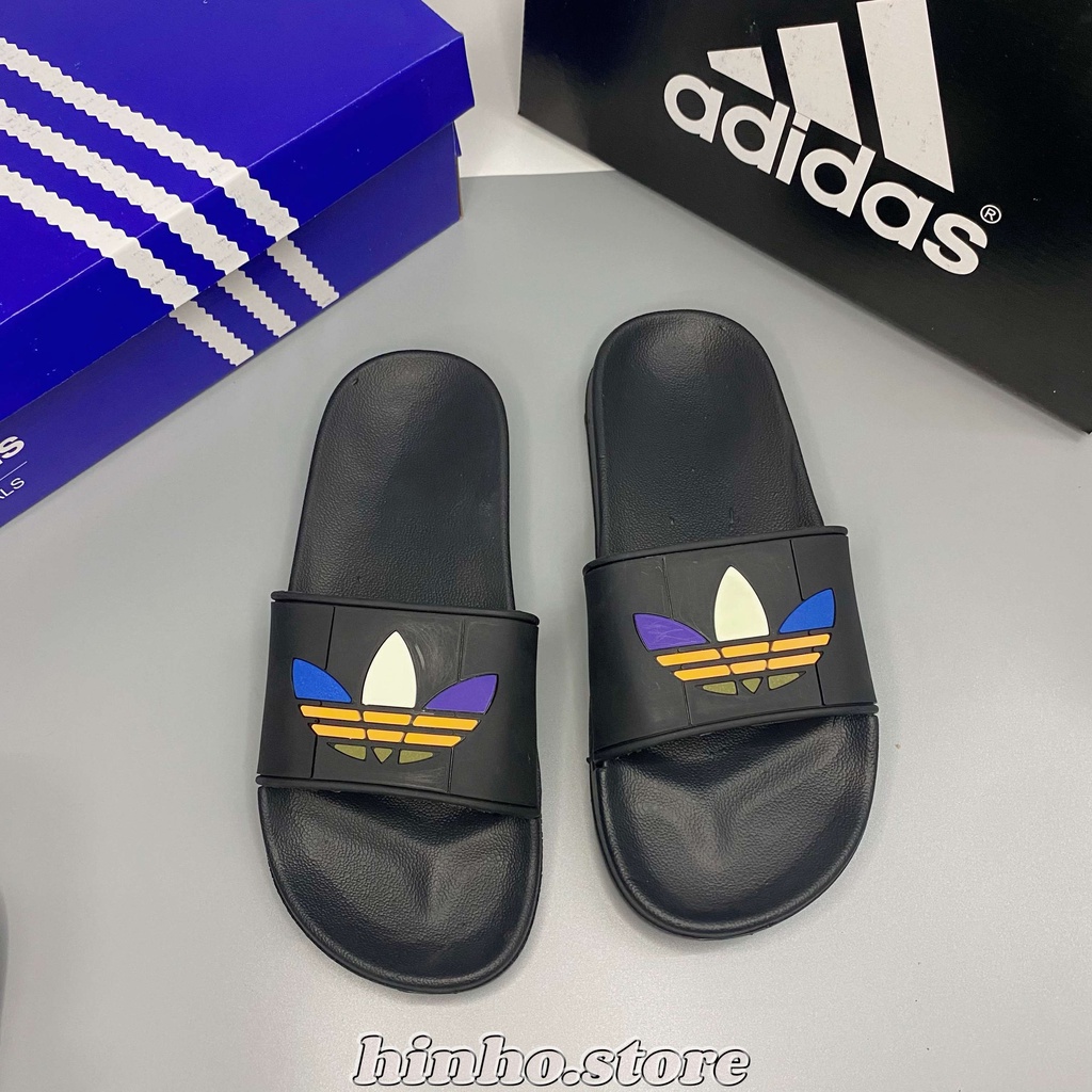 dép ADIDAS cỏ ba lá unisex, dép ADIDAS quai ngang nam nữ HOT 2022