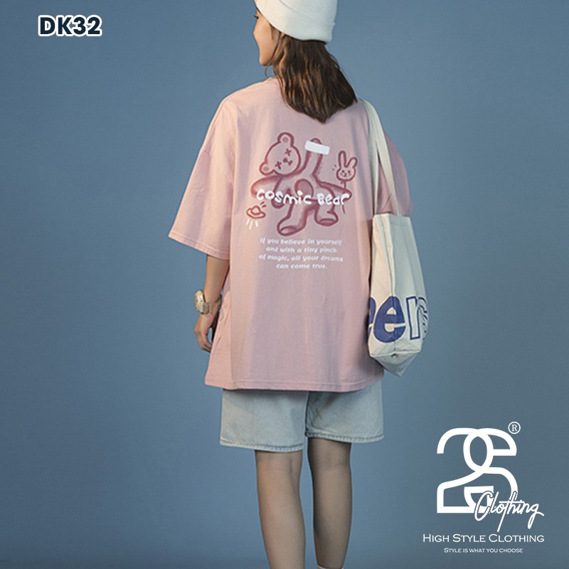 [Mã 11FASHIONSALE1 giảm 10K đơn 50K] Áo Thun Nữ Form Rộng Unisex Giấu Quần 2S Clothing, Áo Phông Nữ Tay Lỡ Cá Tính DK32 | BigBuy360 - bigbuy360.vn