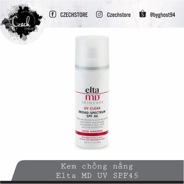 Kem chống nắng Elta Md 46