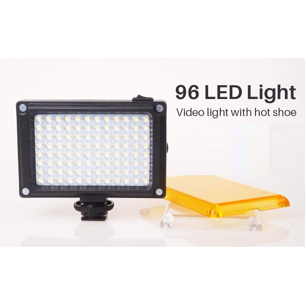 Đèn trợ sáng quay phim Ulanzi 96 LED cho điện thoại, máy ảnh, nhỏ gọn, siêu sáng