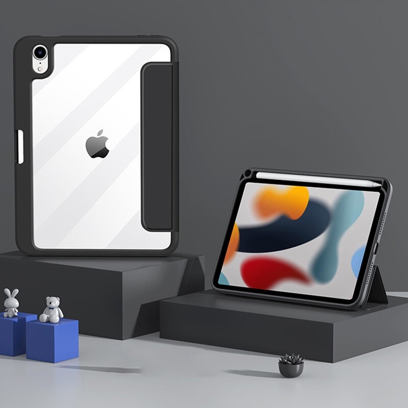 Bao Da Máy Tính Bảng Nắp Gập Từ Tính Có Ngăn Đựng Bút Cho iPad Air 5 2022 Pro 11 12.9 Air 3 2 1 10.2 9th 8th 7th Mini 6