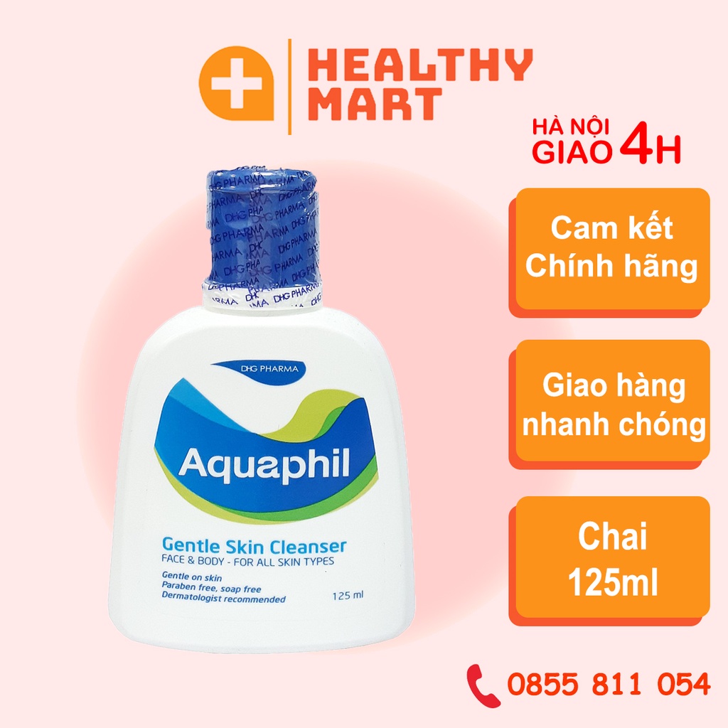 ✔️️️Sữa rửa mặt Aquaphil 125ml - cho da nhạy cảm