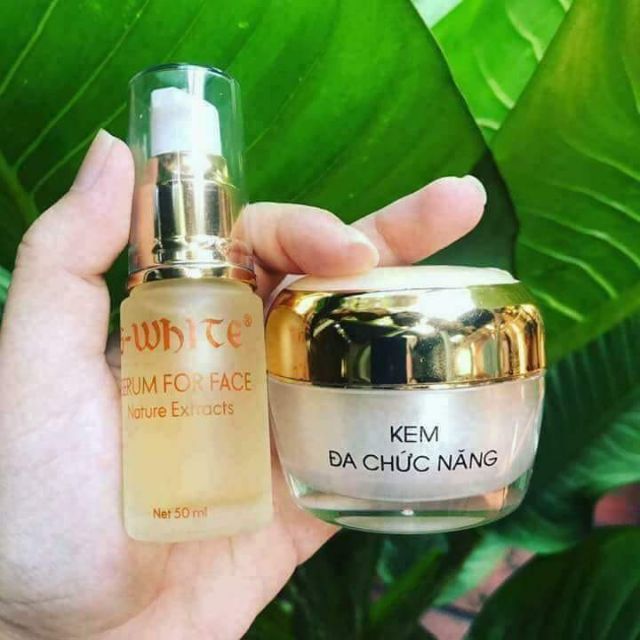 Combo kem đa chức năng và serum face