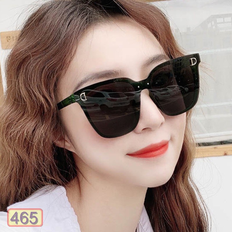 Mắt Kính Thời Trang Góc Cạnh Chữ D Form tròn Unisex Chống Tia Uv Cực Tốt - Hata24h