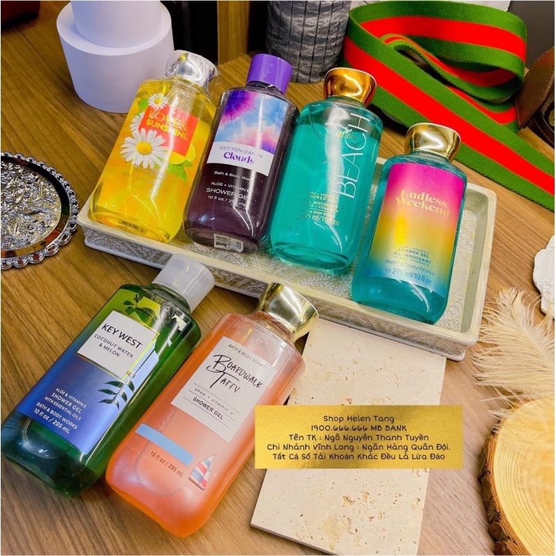 Sữa tắm lưu hương mịn da Bath and Body works 295ml/1chai