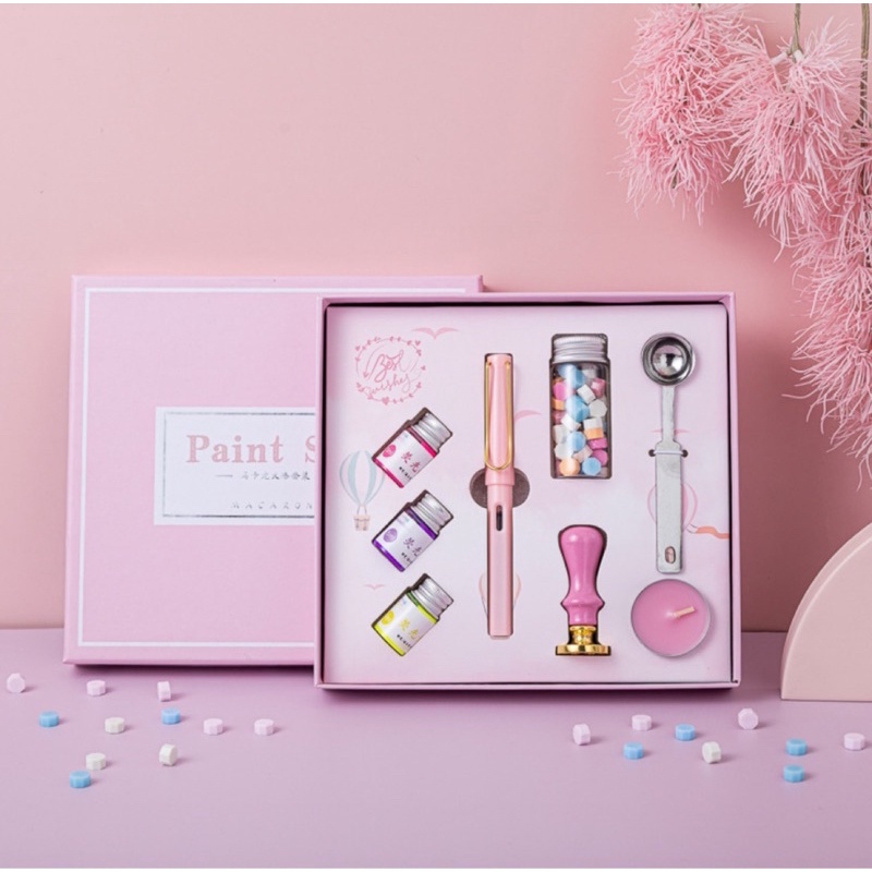 BỘ NẤU CON DẤU SÁP - Gift set Wax Seal