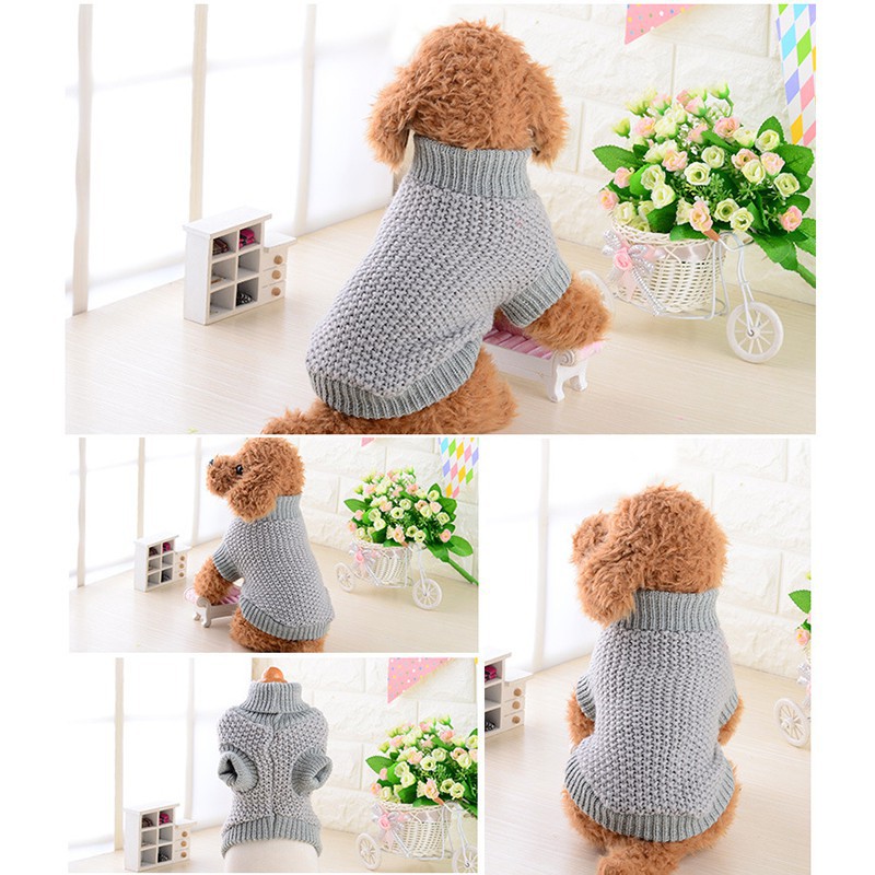 Áo len giữ ấm một size dành áo cho thú cưng