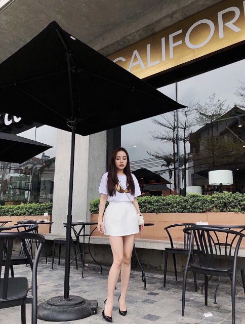 Chân váy tapta phồng