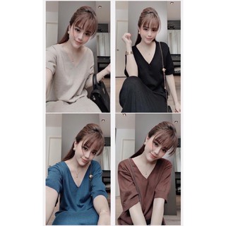 VÁY LEN TRƠN CỔ TIM QC 4 MÀU CHO NỮ