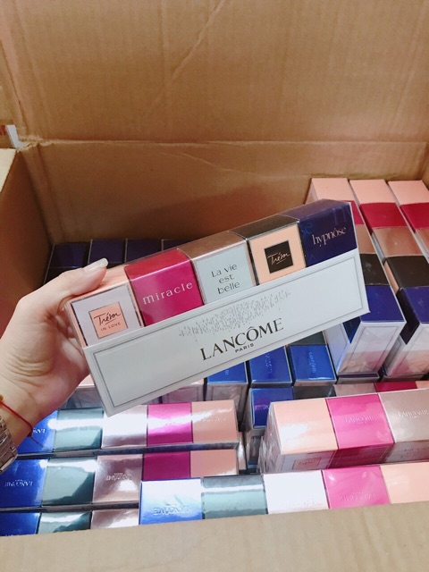 Set nước hoa Lancome mini 5 hộp (có hộp)