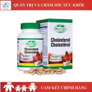 Viên uống giảm mỡ máu organika cholesterol 60v nhập khẩu canada kat04