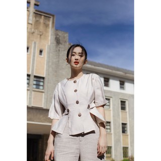 [HÀNG THIẾT KẾ] ÁO XẺ TÀ CÓ NÚT TAY LỠ
