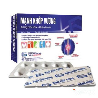 Mạnh Khớp Vương - Xương chắc khỏe, khớp dẻo dai hộp 20 viên