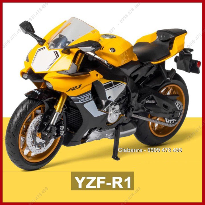 Mô Hình Xe Moto Yamaha YZF-R1 Tỉ Lệ 1:12 - New – MSZ - 8736