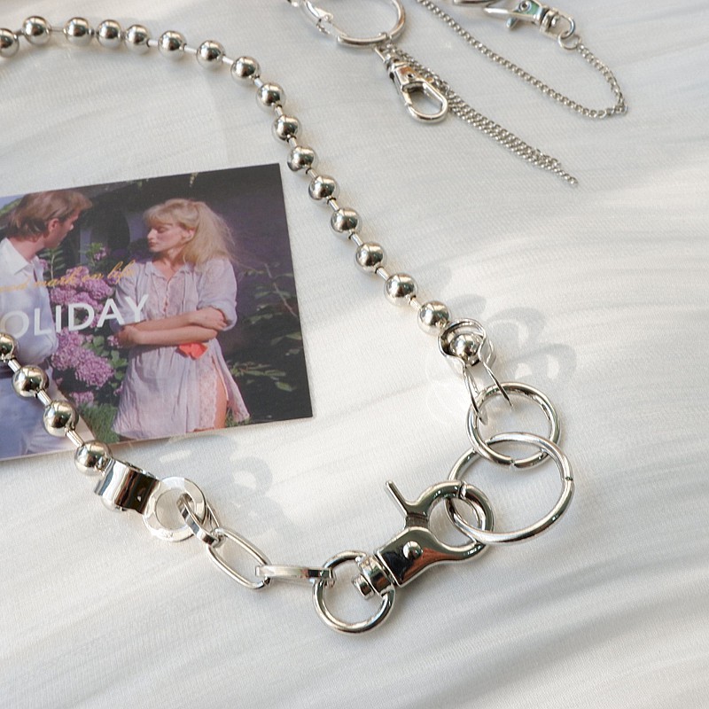 Vòng cổ Thép Phong Cách Hip Hop Thời Trang Hàn Quốc