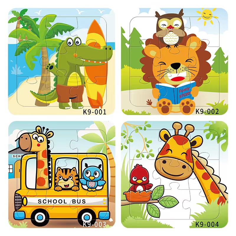Bộ Đồ Chơi Xếp Hình Gồm 9 Mảnh 24 Loại Dành Cho Trẻ Em