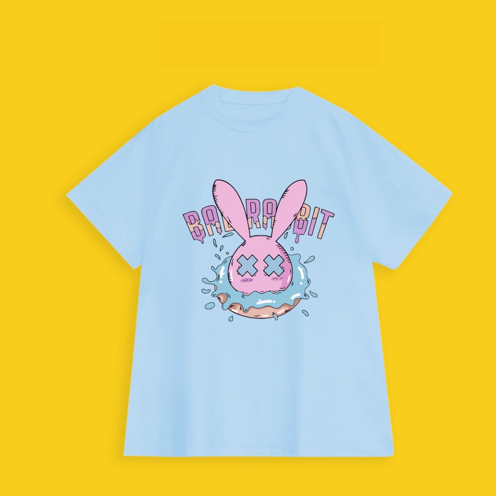 Áo thun tay lỡ, áo thun nữ Chất liệu Cotton, không xù, không bong tróc, màu trắng, đen, xanh, hồng | BigBuy360 - bigbuy360.vn