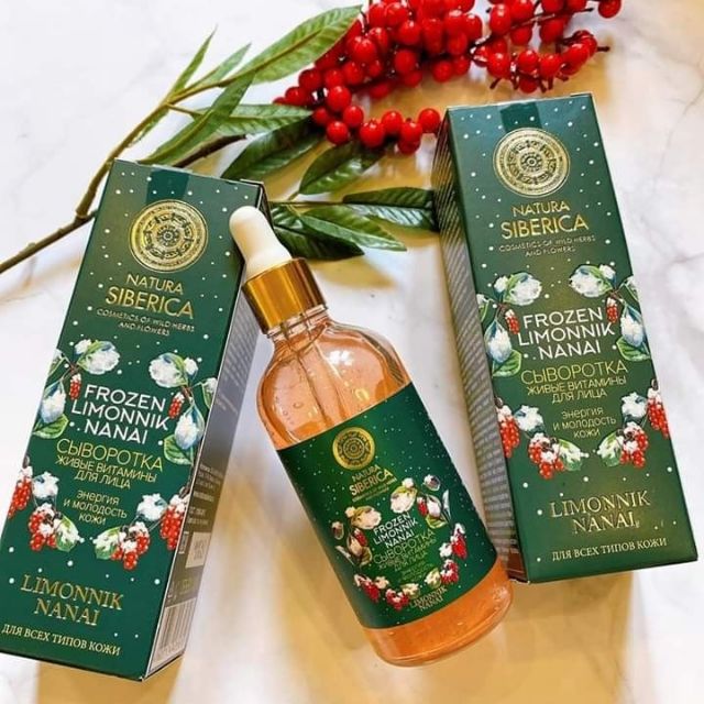 Serum tươi Natura Siberica Frozen Limonnik Nanai trẻ hoá da