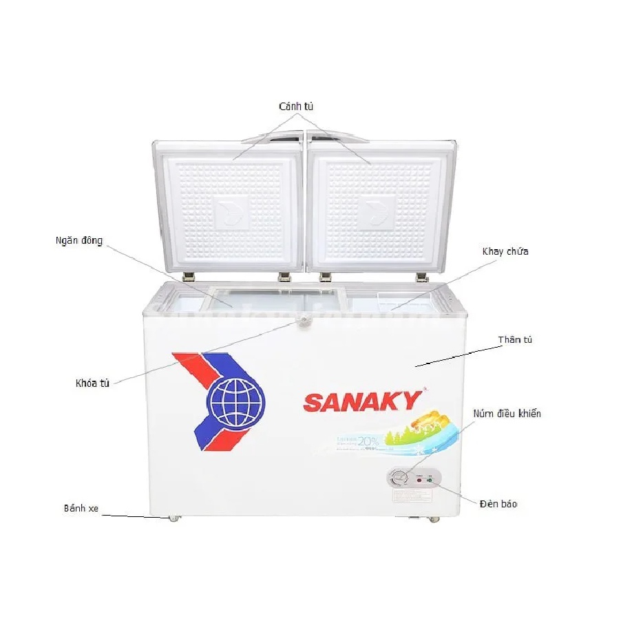 VH-2299A1- MIỄN PHÍ CÔNG LẮP ĐẶT- Tủ đông Sanaky VH-2299A1 175 lít