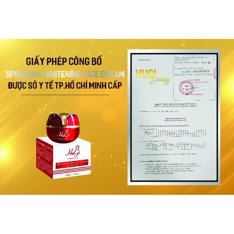 Kem Dưỡng Trắng Sáng Căng Bóng Làm Mịn Và Thu Nhỏ Lỗ Chân Lông Hỗ Trợ Kiềm Dầu Và Nâng Tông Da HuGi 30gr Chính Hãng 100% | BigBuy360 - bigbuy360.vn