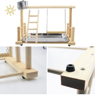 Giá gỗ làm chỗ đứng và vui chơi cho chim và vẹt LQZ