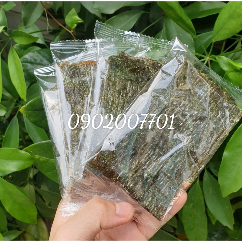 1 Kg Rong biển kẹp hạt dinh dưỡng chà bông  - rong biển sấy kẹp ngũ cốc thơm ngon- tốt cho sức khỏe