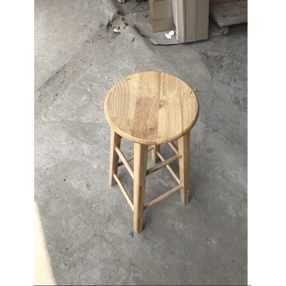 Ghế đôn gỗ cao su 100cm