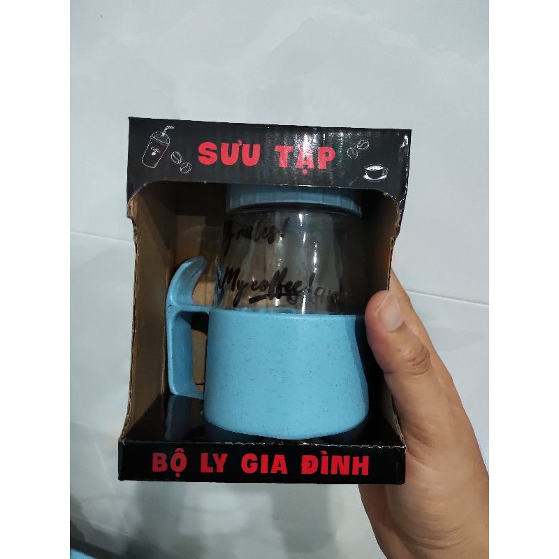 Ly thủy tinh pha trà cafe