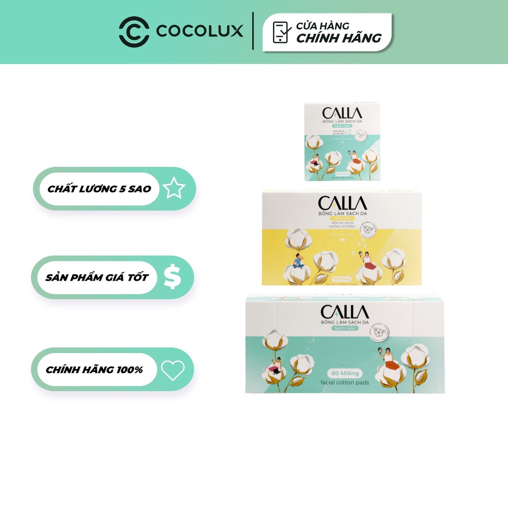 Bông Tẩy Trang Bạch Tuyết Calla